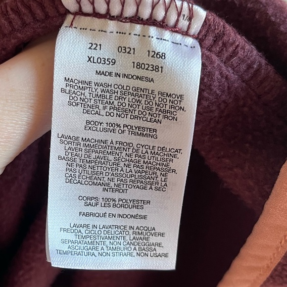 Columbia 1/4 snap pullover, women's size XL - Picture 4 of 7